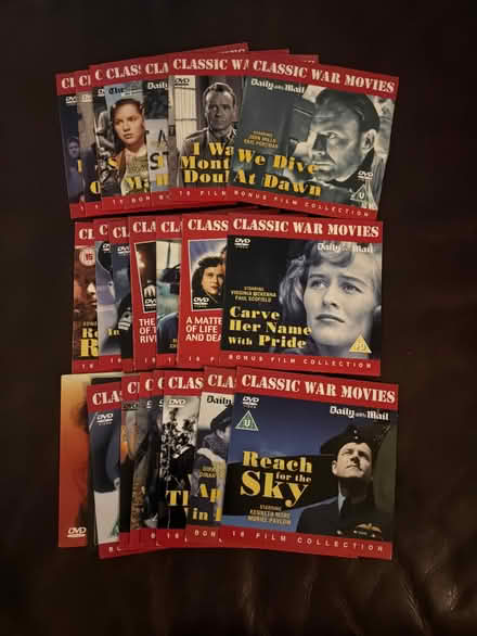 Photo of free DVDs - Classic war movies (Hailsham BN27) #1