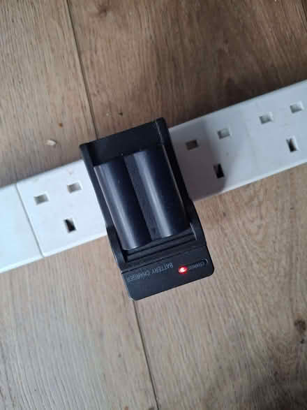 Photo of free Two camera batteries and 2 chargers (Houghton CA6) #4