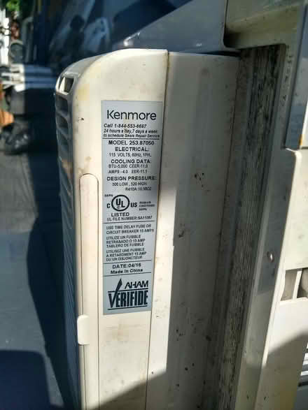Photo of free Kenmore window air conditioner (Morris Park) #4