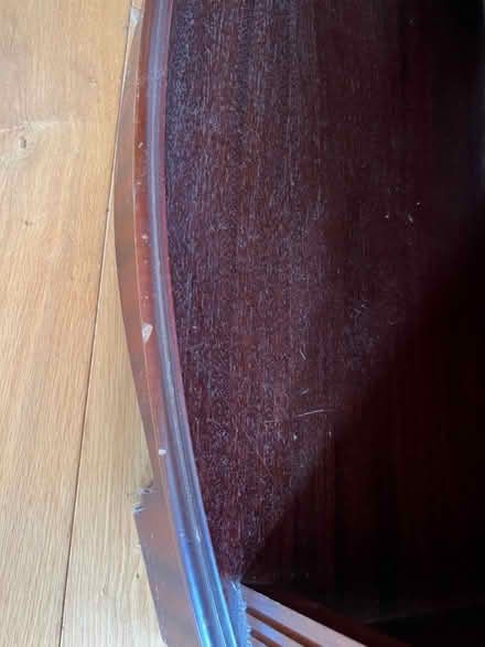 Photo of free Dark wood book shelves (Weston Near Baldock SG47) #2