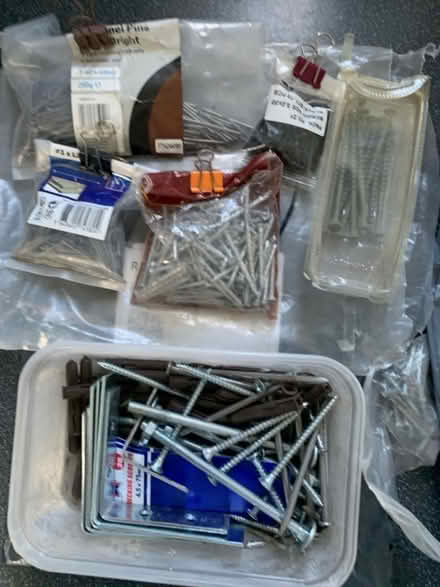 Photo of free Assorted screws and a few metal brackets (Whitehawk BN2) #1