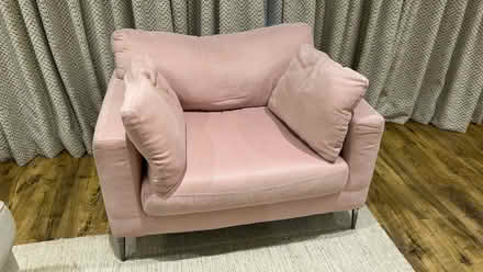Photo of free Pink (large/cuddle) arm chair (Goldsworth Park GU21) #1