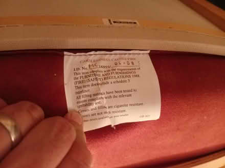 Photo of free Red poang chair (Cam GL11) #2