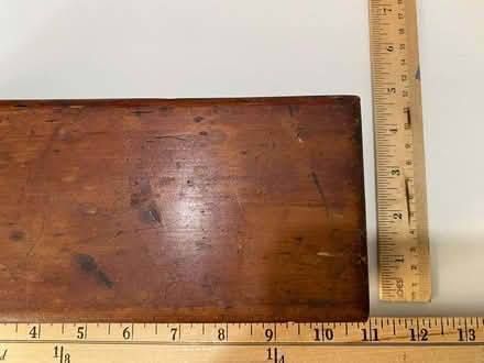 Photo of free Long, shallow antique wood box (Pleasant Hill) #3