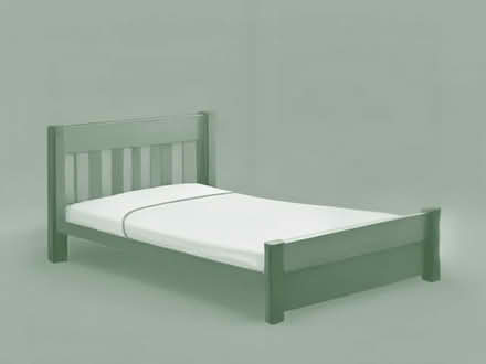 Photo of free Small wooden double bed frame (Queens Park MK40) #1