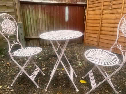 Photo of free Garden table and chairs & bar stool (Hanwell W7) #1