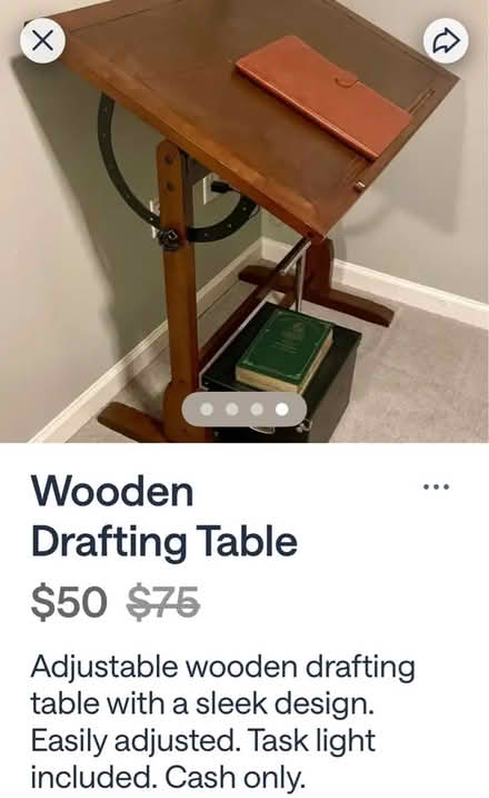 Photo of free Drafting table (Carmel, by Palladium) #2
