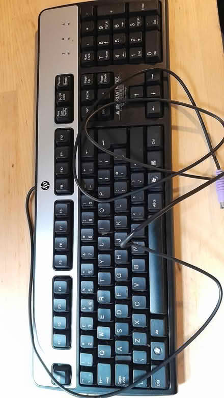 Photo of free HP Keyboard with round connector (Hereford HR1 4) #1