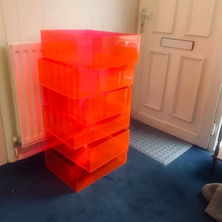 Photo of free Orange Perspex boxes (Little Sandhurst GU47) #2