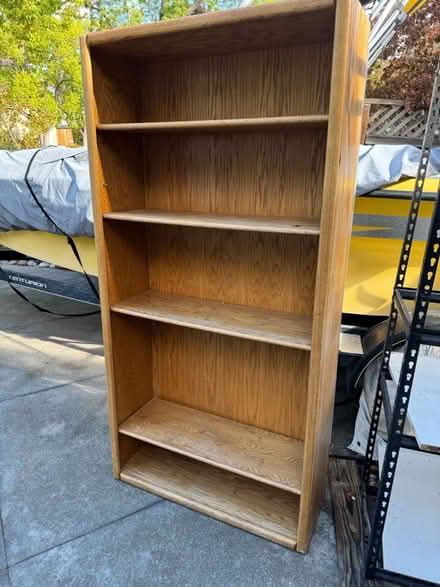 Photo of free Wooden bookcase (Near Union and LG-Almaden) #1