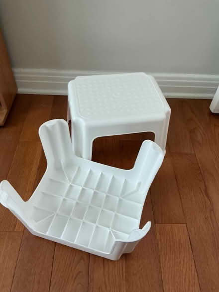 Photo of free 2 plastic step stools (Vanier/Overbrook) #2