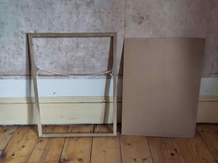 Photo of free Wooden picture frame with card backer but no glass / perspex (Hartington Road BN2) #1