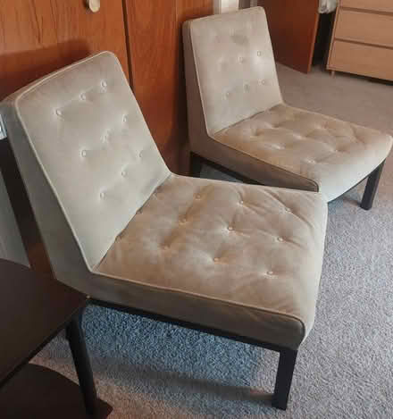 Photo of free 2 Slipper Chairs (Arlington MA) #3