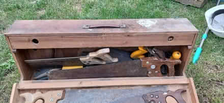 Photo of free Vintage toolbox and saws (Hereford HR2) #1