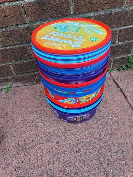 Photo of free Empty sweet tubs (Monkstown BT37) #1