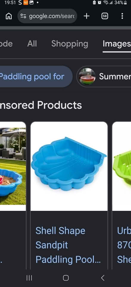 Photo of Kids plastic paddling pool (Southampton SO16) #2
