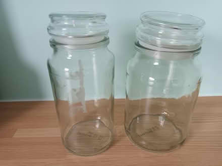 Photo of free 2 storage jars (Fareham PO14) #1