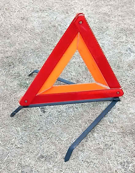 Photo of free Warning triangle for car. (Sutton SS4) #1