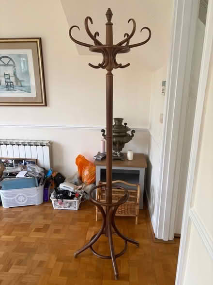 Photo of free A wooden coat hungar (Temple Fortune NW11) #2