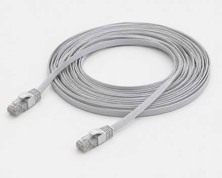 Photo of 'Flat' Ethernet cable (ideally 10 metres). (Bickington EX31) #1