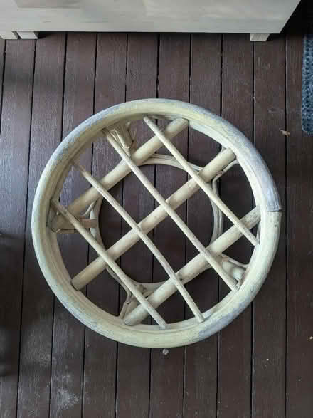 Photo of free Papasan chair ottoman frame (02452) #3