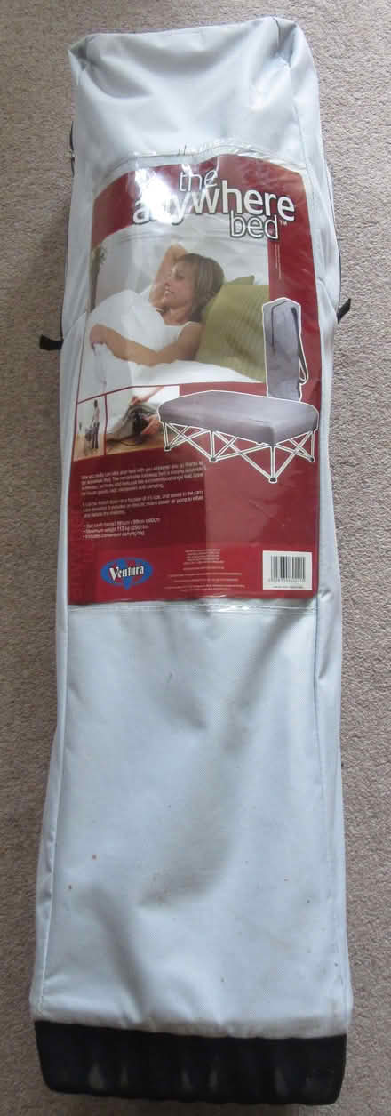 Photo of free Blow up bed with frame and electric pump (Littleover DE23) #4