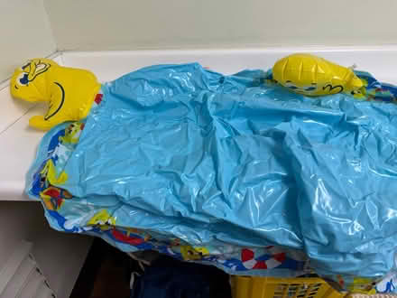 Photo of free Inflatable baby pools, wall rack (1075 Valencia Avenue) #2