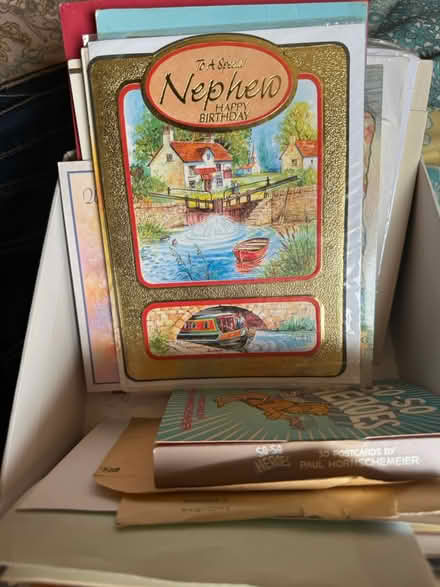 Photo of free box of assorted cards (Croydon. CR2 9) #1
