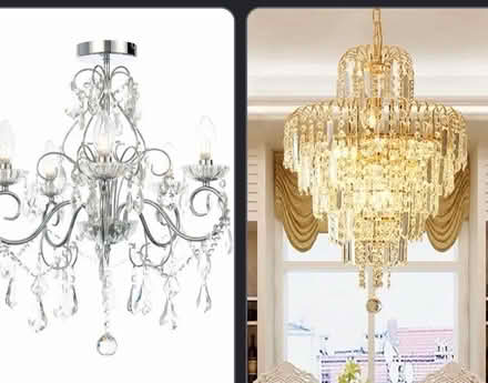 Photo of Crystal chandelier (Pease Pottage RH11) #1