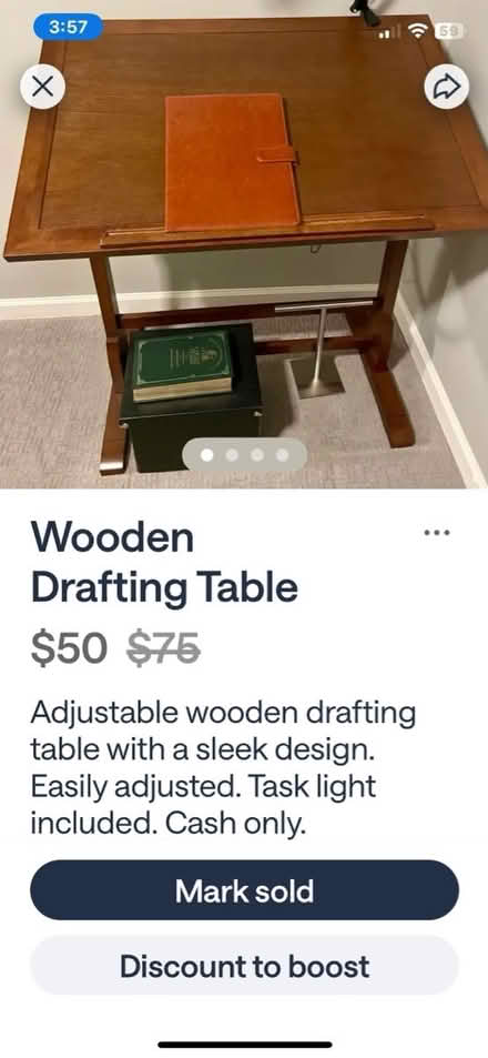 Photo of free Drafting table (Carmel, by Palladium) #1