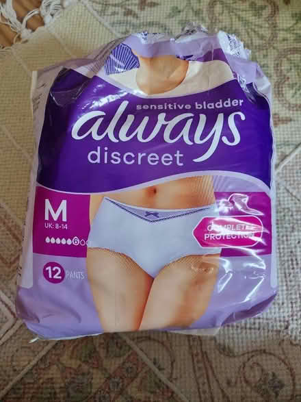Photo of free Always discreet sensitive bladder underwear (Hulme M15) #1