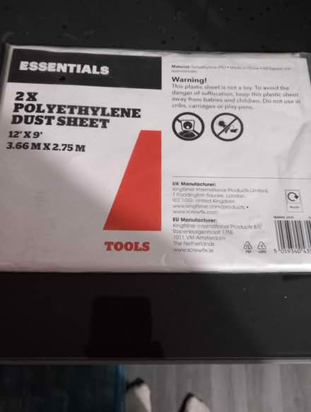 Photo of free 2 Dust sheet (New cross SE14) #1