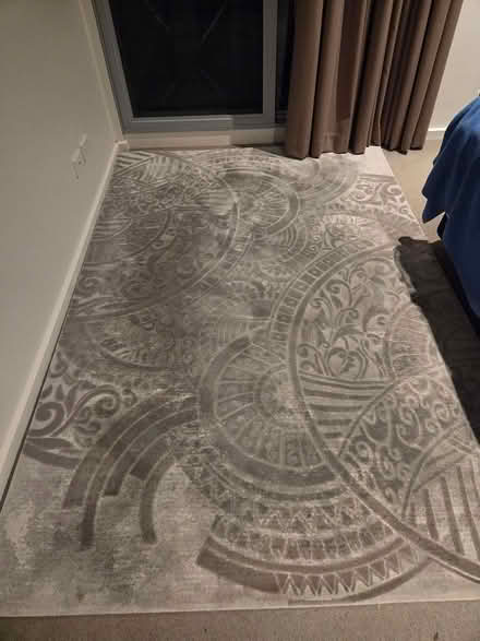 Photo of free Grey plush rug (Civic) #1
