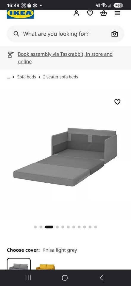 Photo of free Ikea 3 seater sofa bed (Wolverhampton pennfields WV3) #2