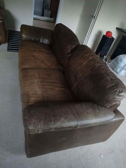 Photo of free 2 Leather Sofas (West End GU24) #3
