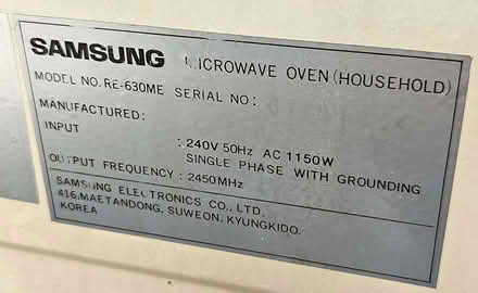 Photo of free Microwave (Blossomfield B90) #3