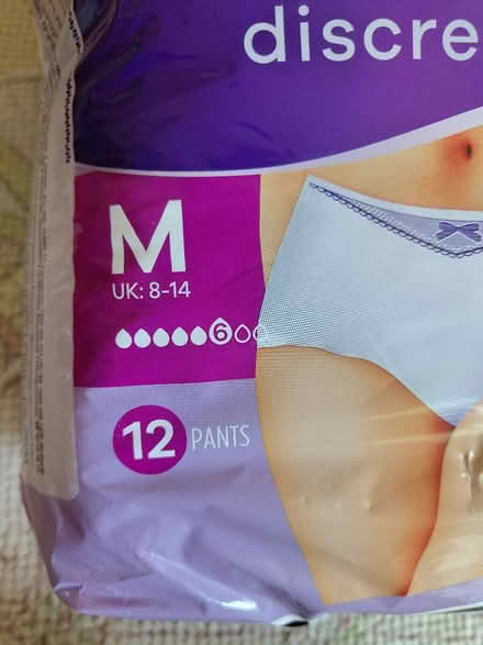 Photo of free Always discreet sensitive bladder underwear (Hulme M15) #2