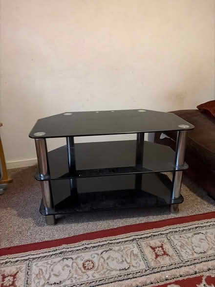 Photo of free Glass TV stand (Broadfield RH11) #1