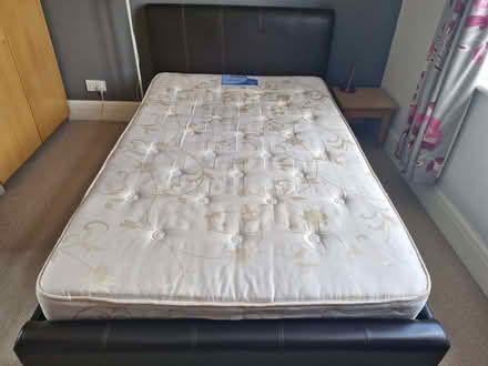 Photo of free Small double bed frame and mattress (Buckhurst Hill IG9) #1