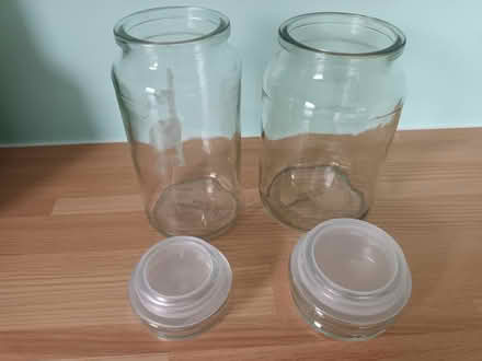 Photo of free 2 storage jars (Fareham PO14) #2