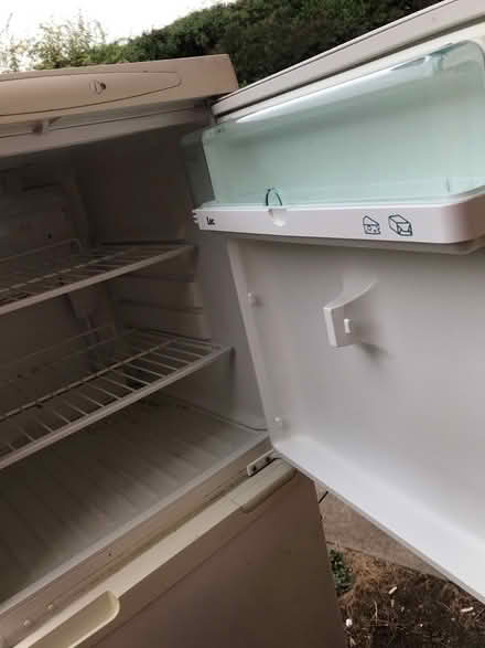 Photo of free Very old working fridge freezer, slim (St Julians AL1) #2