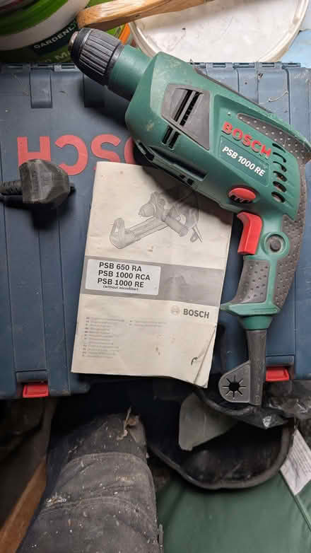 Photo of free Bosch electric drill plug in , near Lewes (Offham BN7) #1