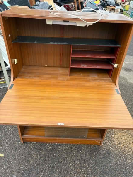 Photo of free Retro writing desk with lamp (Stroud GL5) #2