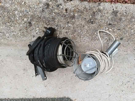 Photo of free Two very long lead lamps (Earley RG6) #2
