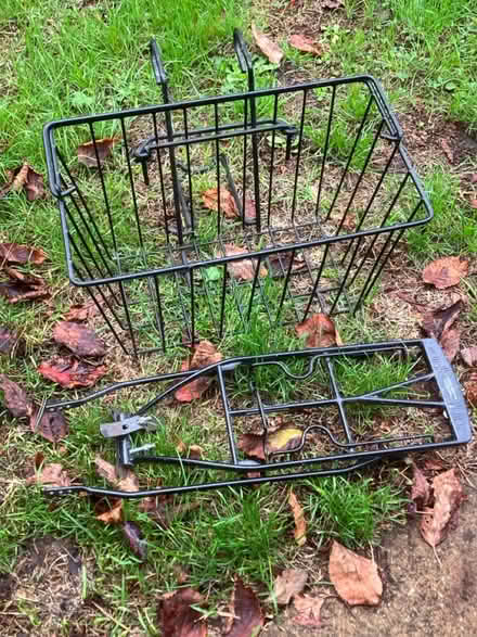 Photo of free Bike basket and rear pannier (Yelford OX29) #1