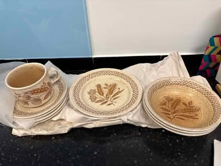 Photo of free 4 Plates 3 bowls 3 cups and 4 saucers (Eastbourne BN20) #1