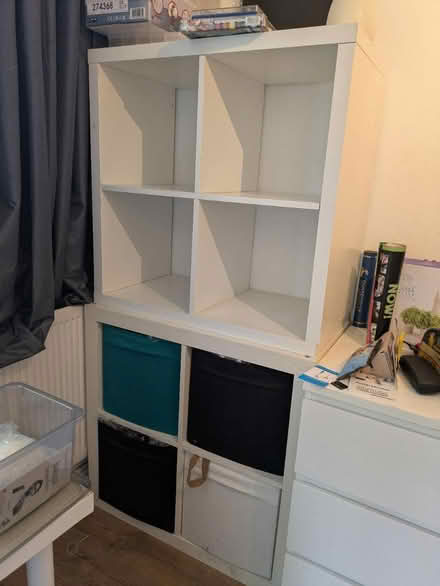 Photo of free Two IKEA bookshelves white (Archway N19) #1