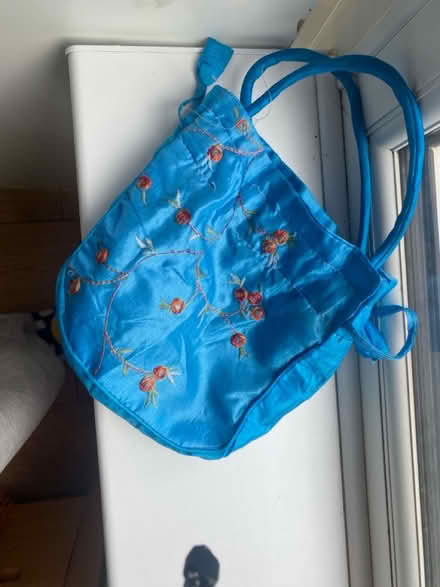 Photo of free Blue embroidered bag (Se27 9Rw) #1