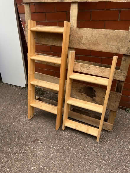 Photo of free Loft ladder cut in half (Pen-y-Lan CF23) #1