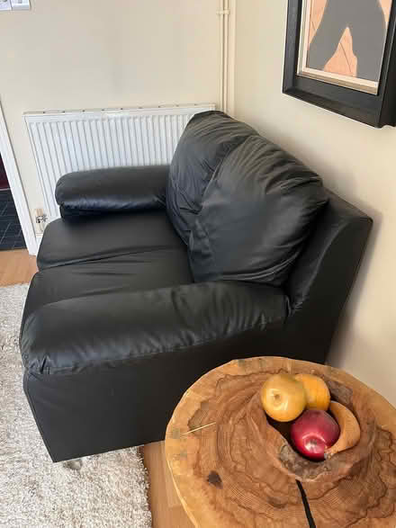 Photo of free 2 seater faux leather settee (Prestbury GL50) #2